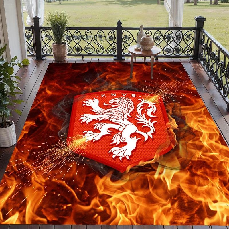 Soft Floor Carpet Aston Villa Football Pattern Area Rug Decorative Mat For Home Room Decoration