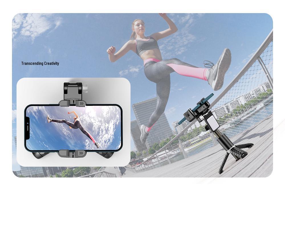Q18 Επεκτάσιμο Κινητό Gimbal Selfie Stick με Αντικραδασμική Λειτουργία, Παρακολούθηση Προσώπου AI και Επιτραπέζια Βάση