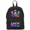 Roblox Rucksack für die Schule, Schwarz, 38 x 28 cm, Leicht, Langlebig, Großes Fassungsvermögen, Schülerrucksack