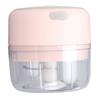 Mini Tocător Electric de Usturoi Reîncărcabil USB 100ml Oțel Inoxidabil Presă de Usturoi Roz