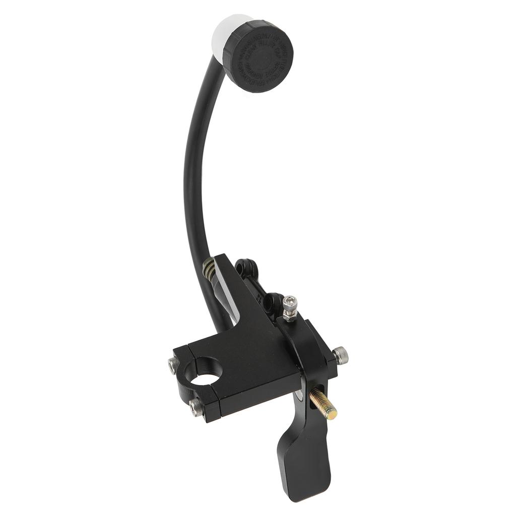 Motorcycle Thumb Brake Master Cylinder Pump Aluminium Alloy Black Universal Modification