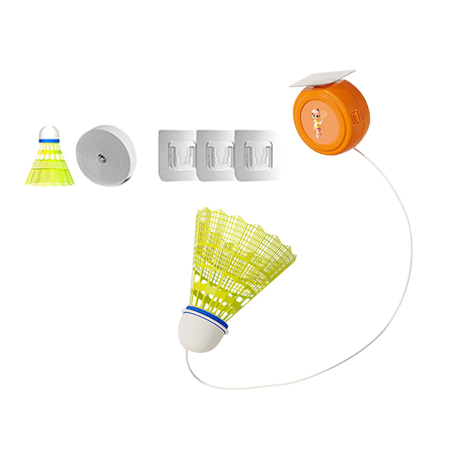 Indoor Badminton Trainer Aid with Shuttlecock Self Practice Trainer Self Training Device Badminton Training for Exercise Home