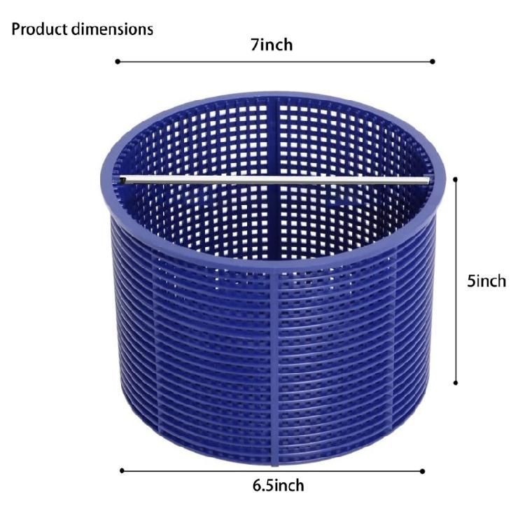 Pool Skimmer Basket For Swimming Pools Efficient Surfaces Debris Filtering with Plastic Construction Easy Installation