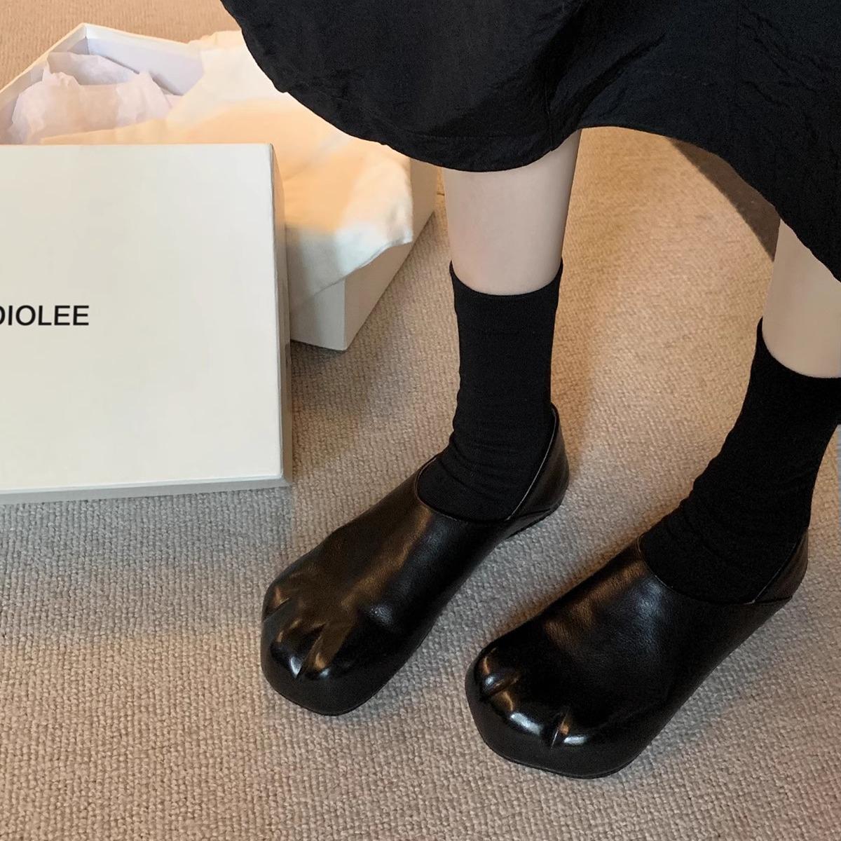 Ballerine Platform Scarpe Mocassini da Donna Designer Nuove Scarpe Oxford Primavera Punta Quadrata Scarpe Casual da Passeggio Mujer Zapatillas cm colo