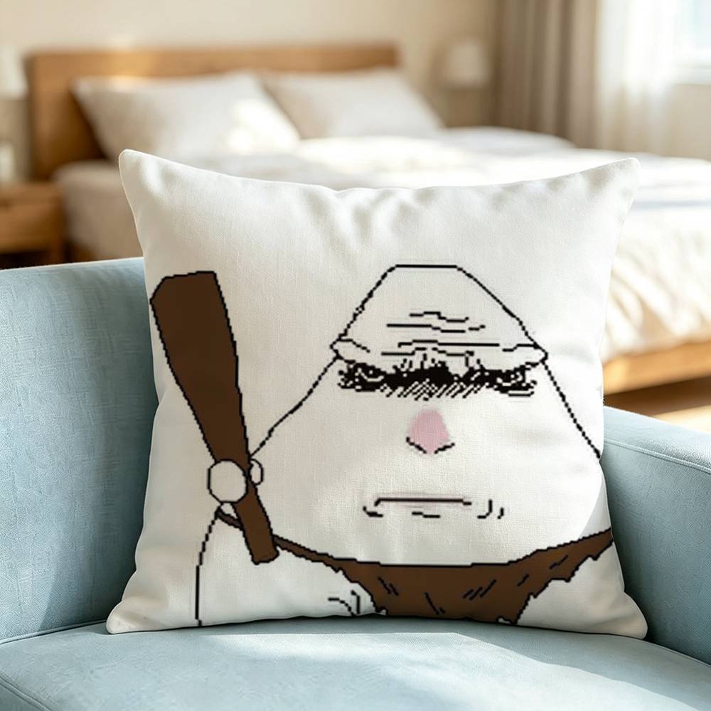 Hamster C-Caveman FUNNY Square Double-Sided printed Pillow Case Bedroom Bedside Pillow Sofa Cushion Cover Gift