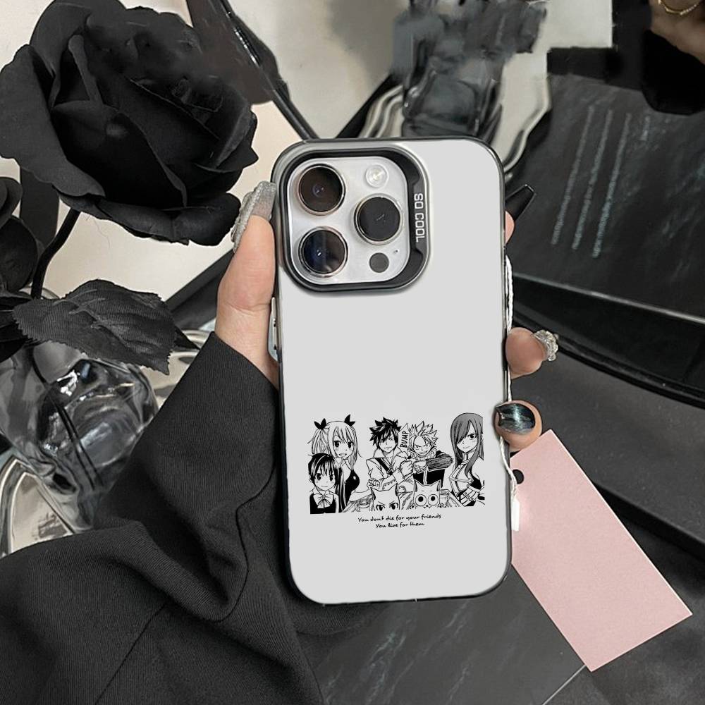 ANIME F-FAIRY TAIL Phone Case For IPhone 16 17 15 14 12 13 Pro Max Black Color Shockproof Cover