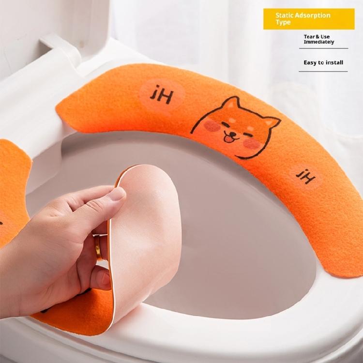 Thicken Toilet Seat Cover With Static Adhesive Design For NonSlip Performances And Easy Maintenances Bathroom Essential