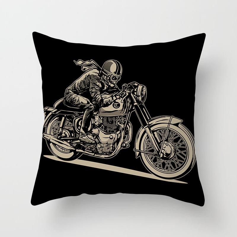Japanese Ninja Character Digital Single-sided Printing Sofa Pillow Cushion Cover Home