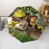 Shrek Theme Automatic Umbrella, Lightweight & Portable, 8 Rib, Perfect for Outdoor Travel, Birthdays, Christmas, Gifts.