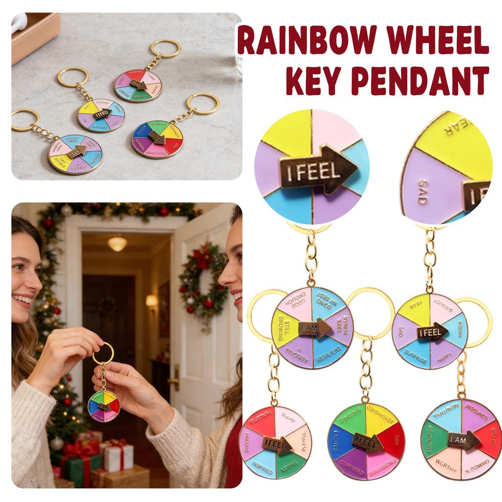 Rolig nyckelring för kvinnor män Beslutsvårare nyckelring Söt bilnyckelring för ryggsäck Julklapp till henne