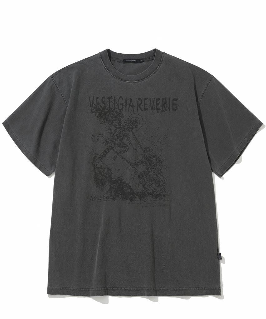 NOT4NERD Uprising Pigment T-Shirts - Charcoal