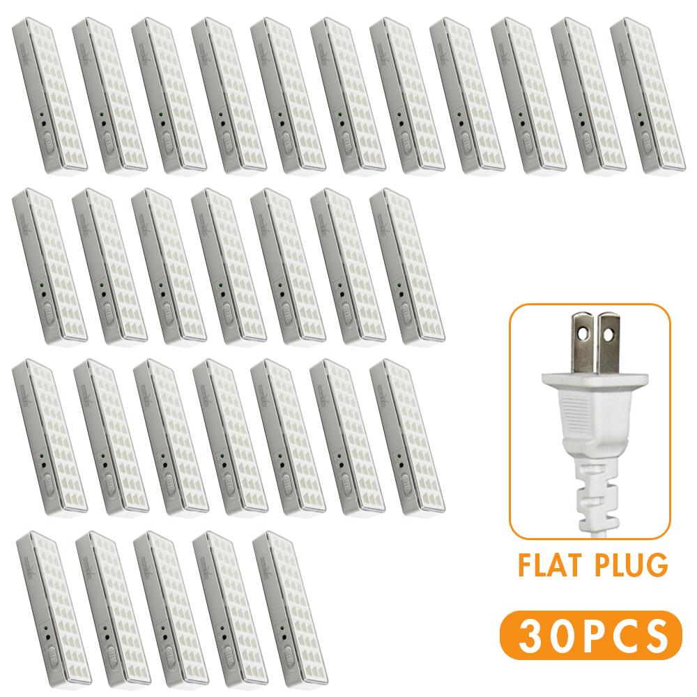 Wholesale 30LED Emergency Light Dimmable Firefighting Lamp Wall-mounted Evacuation Lights Portable Rechargeable Camping Light