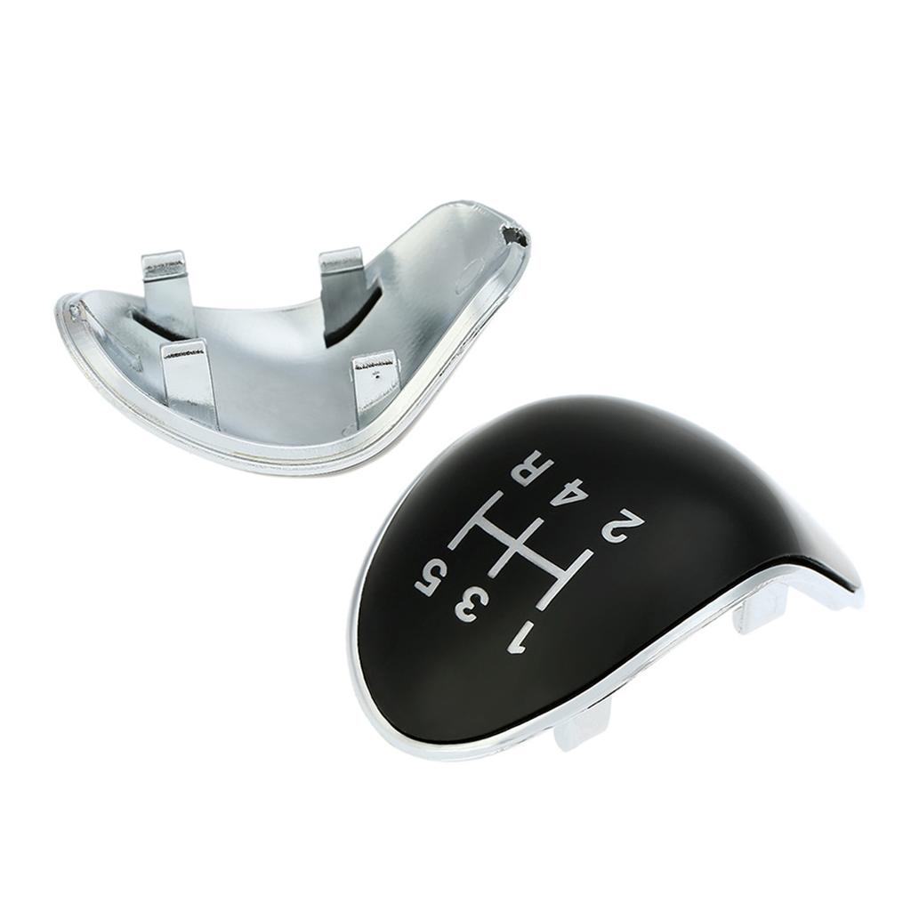 5 Speed Gear Knob Badge Emblem Cap Knob Cover Insert Replacement for Ford Fiesta Focus
