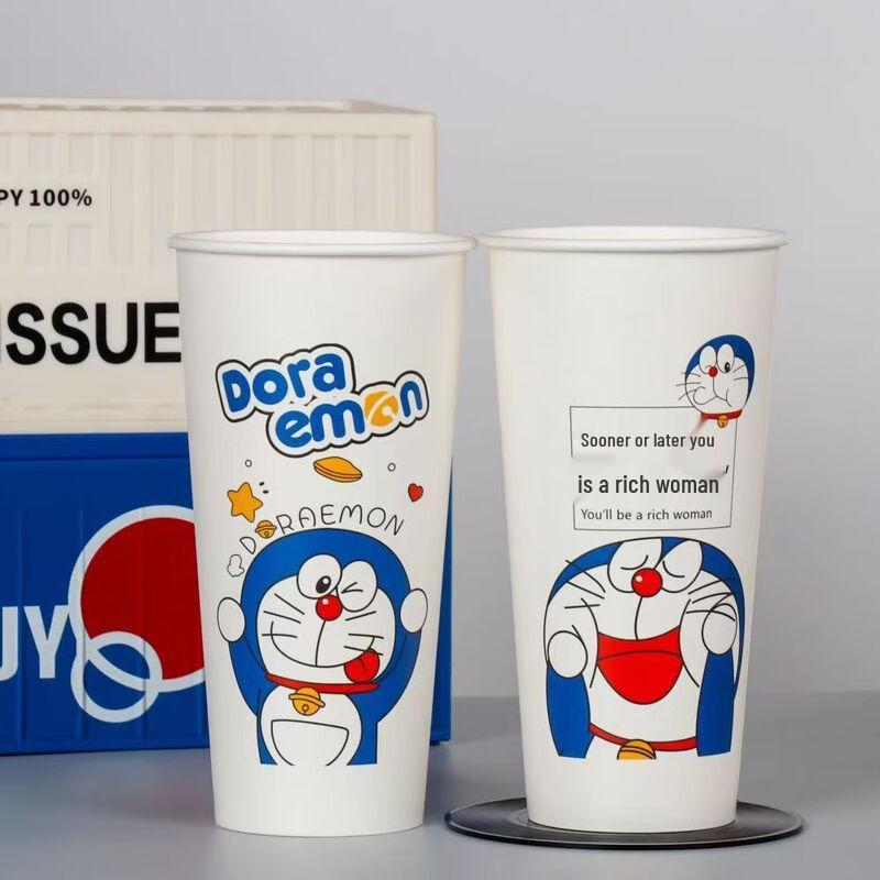 Disposable Commercial Paper Cups for Coffee and Milk Tea