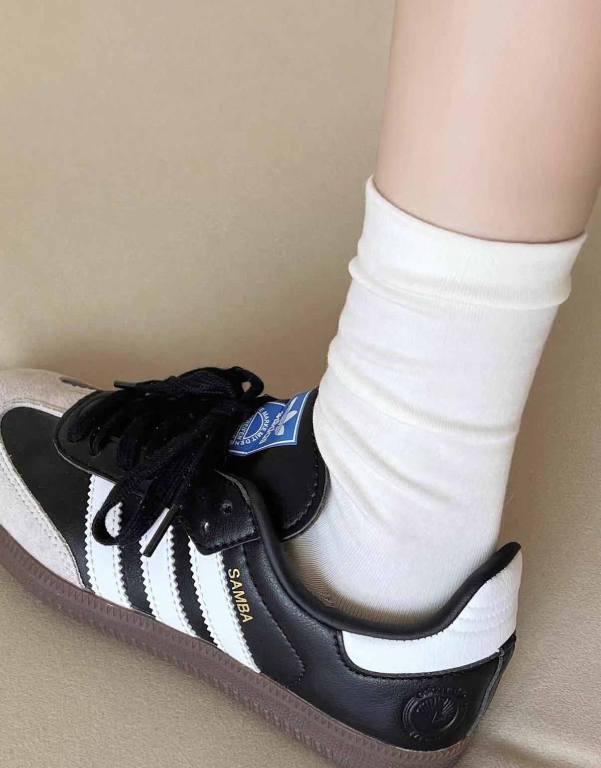 

Women s Odor-Proof Cotton Mid-Calf Socks: Reinforced Toe & Heel, Sweat-Absorbent, Ideal for Spring & Summer. One Size белый