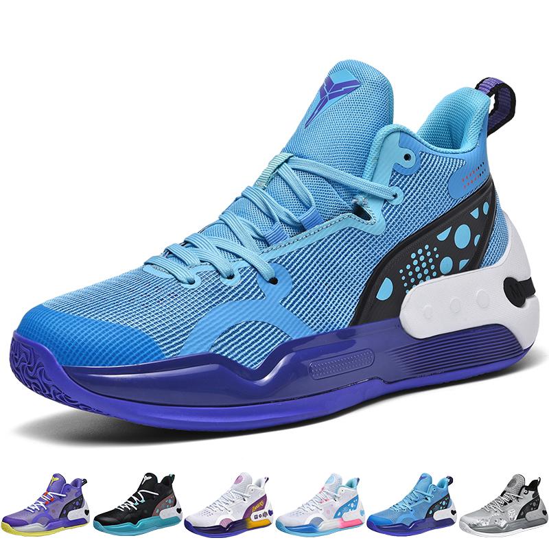 Herren-Sportschuhe, Basketballschuhe für Herren, rutschfest, tragbar, Kinder-Basketballschuhe, athletische Basketball-Sneaker, bequem