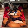 1pc Freddy bear2 Design Printed Area Rug Carpet for Bedroom Living Room Home Decor Rugs Mat Non Slip Mat Rug for Bedside