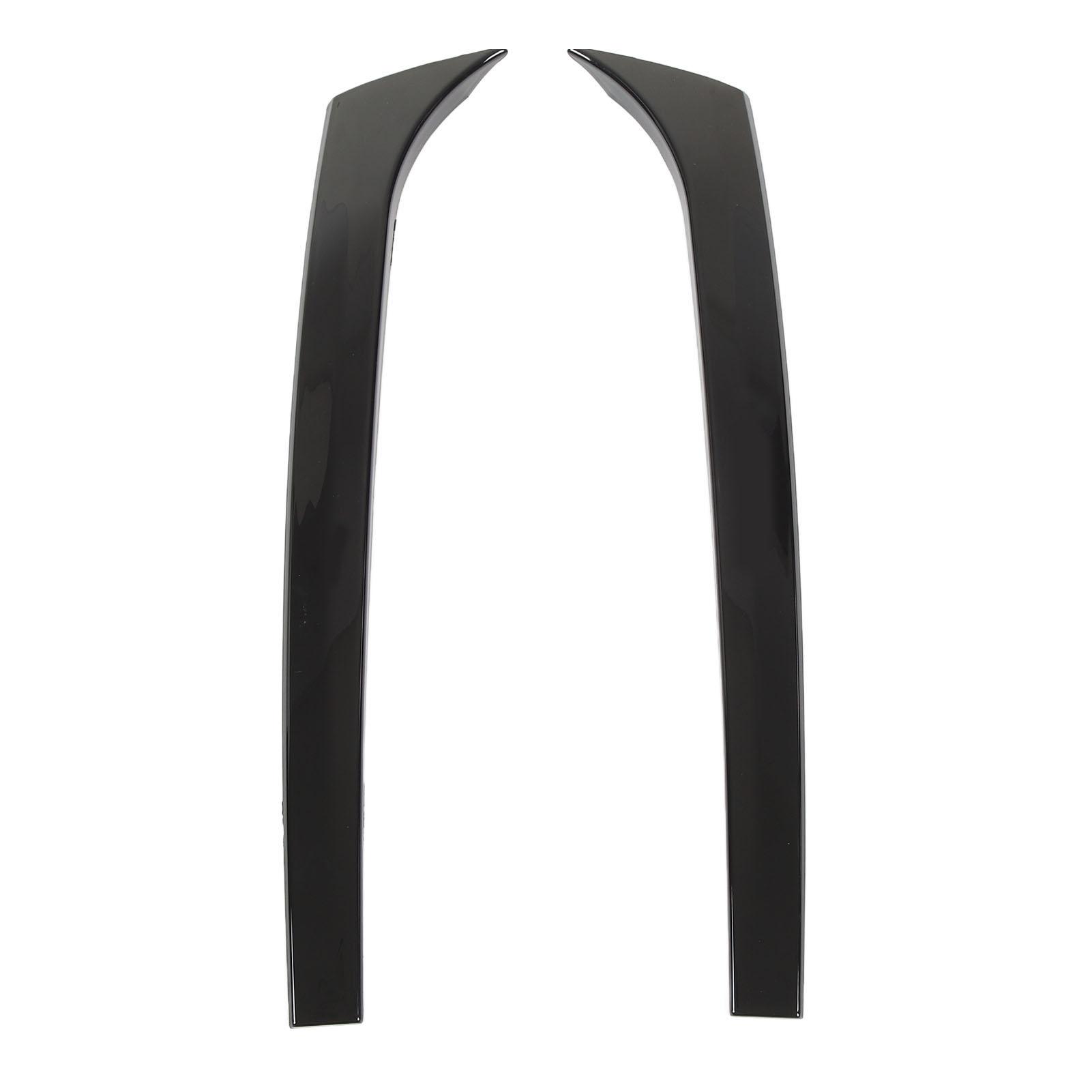 Accessoires Achterkant Zijkant, 2 stuks Achterruit Zijspoiler Achterspoiler Vervanging voor C-Klasse W204 Variant Stationwagen 2007 tot 2014 Glanzend Zwart