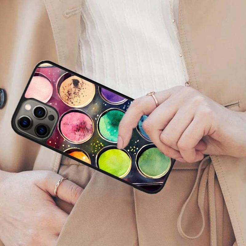Makeup Eyeshadow Palette Magnetic Phone Case For APPLE iPhone 17 Air 16 14 13 12 Pro Max 15 Plus Wireless Charge MagSafe Cover