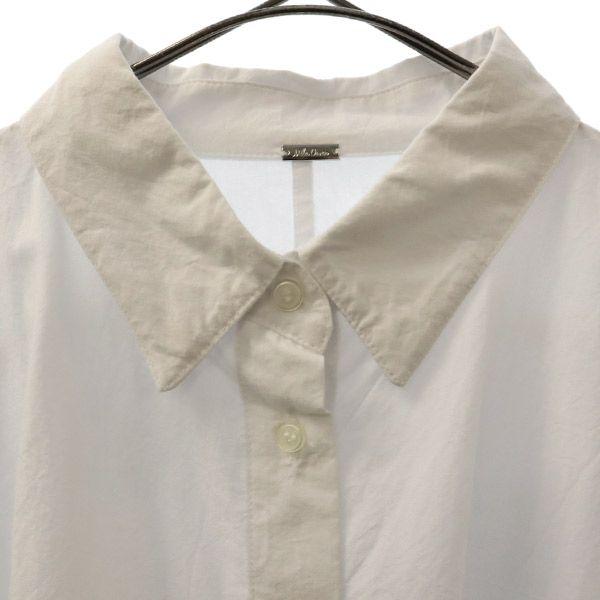 Mila Owen One Point Embroidery Long Sleeve Transformation Pattern Campaign Long Shirt Women Used