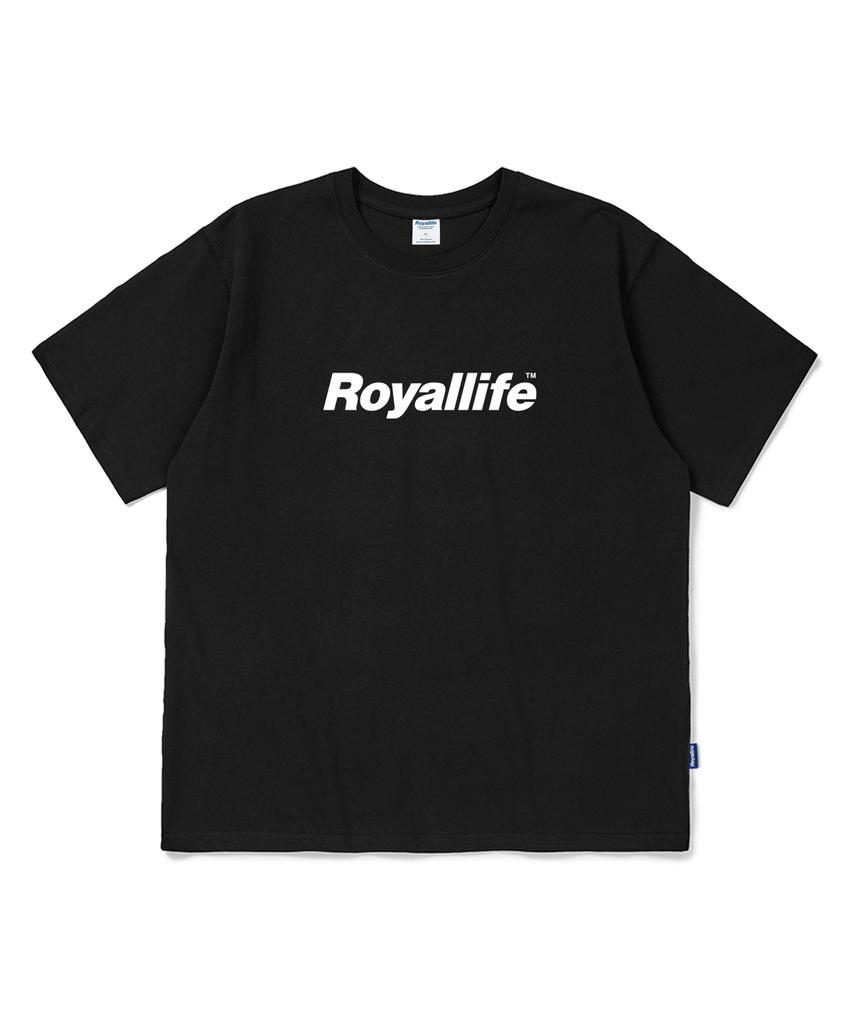 ROYALLIFE Original Logo Oversized Short Sleeve Tee (Rl001 Og Logo Tee) - Black