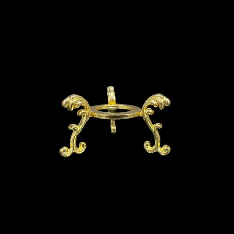 Classical Crystal Balls Stand Compact Space Saving Design Durable Corrosion Resistant Round Display Stand