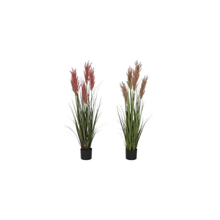 Plante décorative en PVC - Home ESPRIT - Multicolore - 145x15,5x17 cm - 2 unités - Résistant à l'intempérie