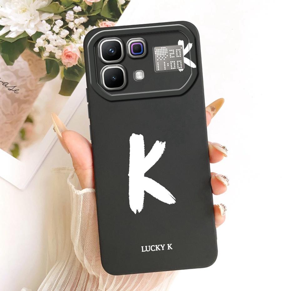 New Fashion Letter Phone Case For Infinix Note 60 Pro X6878 X6879 Soft Silicone Cases For Infinix Note 60 5G Note60 Pro Bumpers
