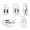 Extended Presser Foot for Flatbed Sewing Machines Sturdy Alloy Construction Smooth Cloth Feeding