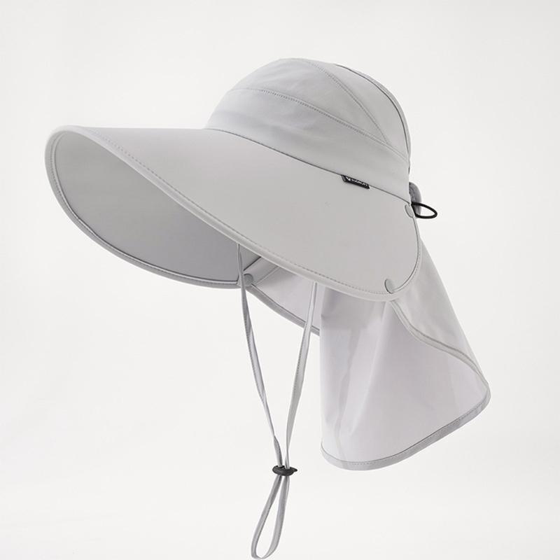 Long Brims Sun Hat Breathable Sun Hat Sunshade Neck Coverage Hat for Women Adjustable Hat Outdoor Hiking Camping Caps