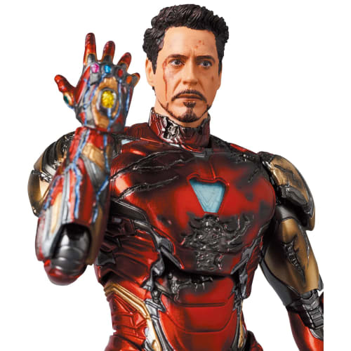 MAFEX No. 195 IRON MAN MARK 85 (BATTLE DAMAGE Ver.) Non-scale Painted Action Figure, Approximately 160mm Tall