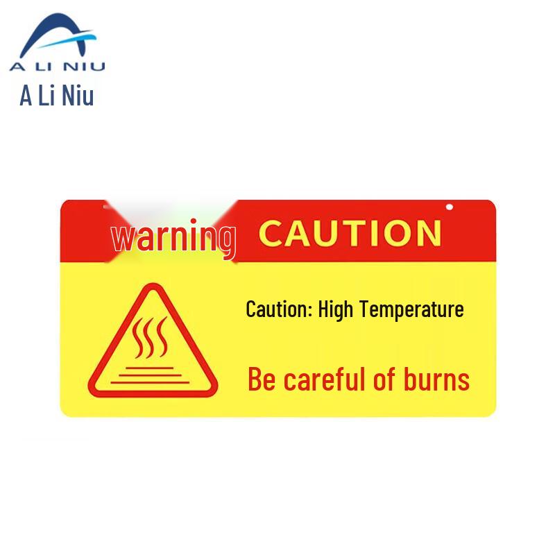 Acrylic Warning Sign