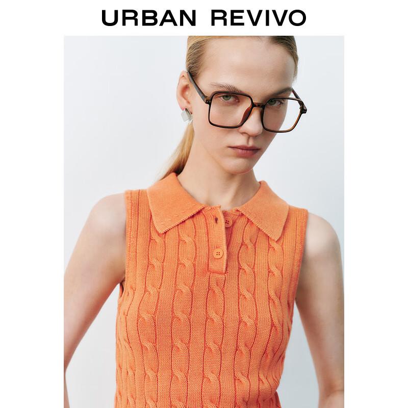 UR Women's Casual Cable Knit Sleeveless Top