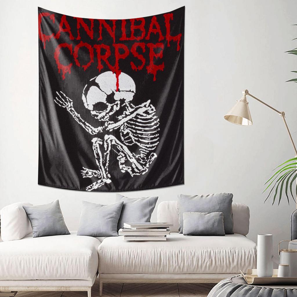 Horror Art Style Skull Drapery Unique Home Decor Wall Hanging Tapestry