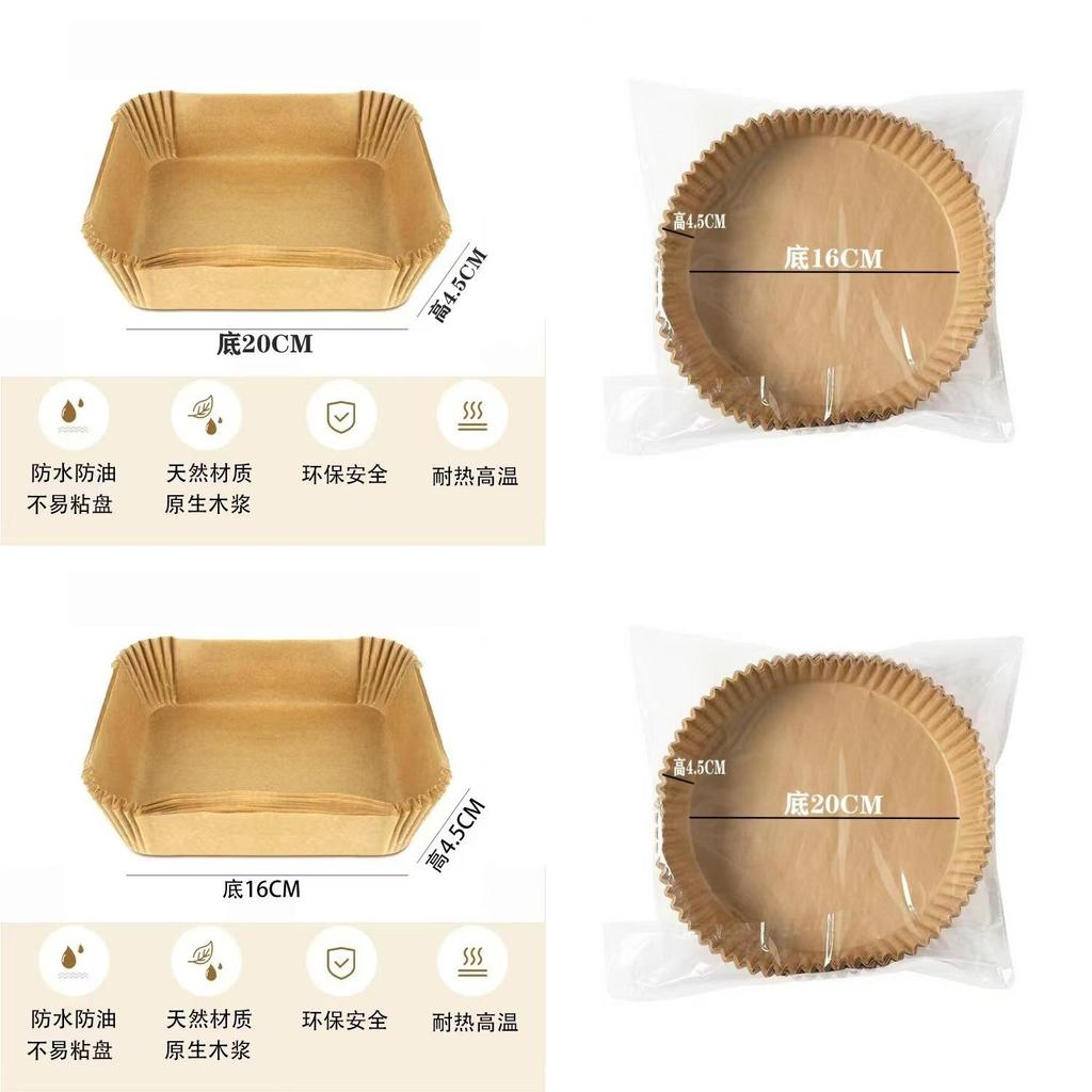 Backpapier Rechteckige Ölabsorbierende Blätter Für Heimkochen Und Backen