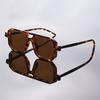 1 Pair of Square Frame Fashion Glasses Ideal for Fashion Enthusiasts