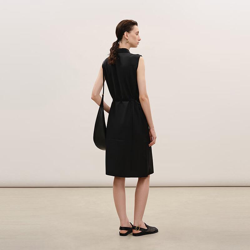 2026 Summer H-Line Sleeveless Shirt Dress