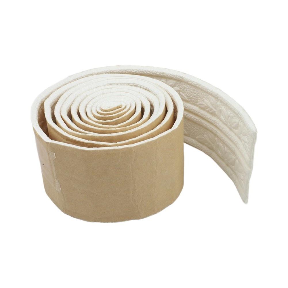 3D Tiles Sticker Self-Adhesive Decoration Skirting Sticker Cut To Length