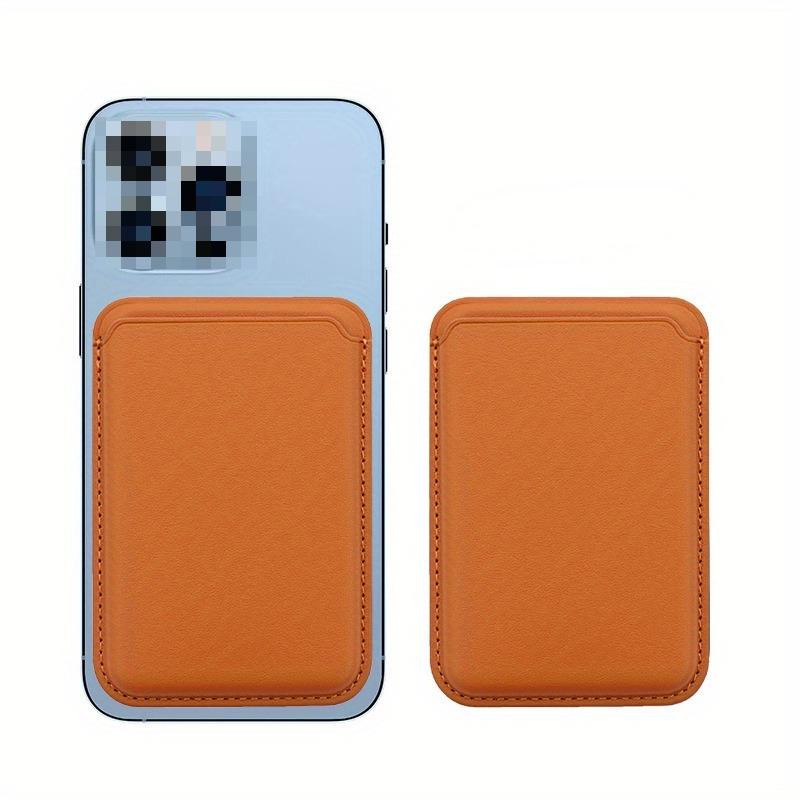 1pc Magnetic Artificial Leather Card Clip for IPhone 14 Pro Max 13 12 Pro Magnetic Wallet Card Holder Bag Phone Case Accessories