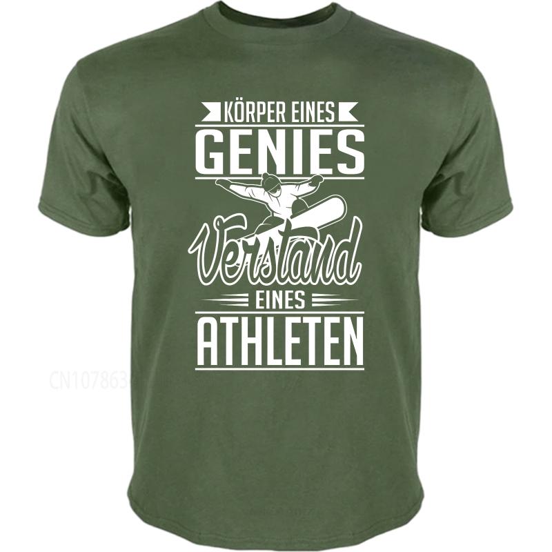 Graphic summer Teenagers t shirt Body of a genius mind of an athlete Short Sleeve Relaxed Fit O Neck tops cotton teeshirt