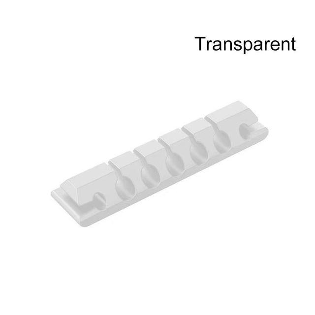 Xiaomi Silicone Cable Organizer USB Data Cable Winder Flexible Cable Management Cord Clips For Mouse Headphone Earphone Car Wire Holder