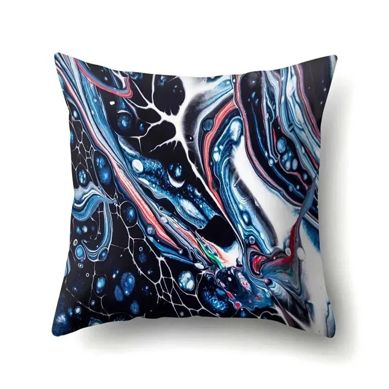 Nordic Fashion Abstract Marble Stripe Print Pillowcase Home Decoration Living Room Sofa Cushion Cover Bedroom Room Decoration