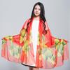 Extra Large Korean Style Chiffon Scarf - Versatile Beach Towel and Sun Protection Shawl for Women