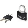 Padlocks - Master Lock - 2 Aluminum Padlocks - 40 Mm - Black - LIFETIME