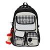 Schoolbag new schoolbag women's college wind milk yellow large capacity high value middle and high school students multi-compartment backpack