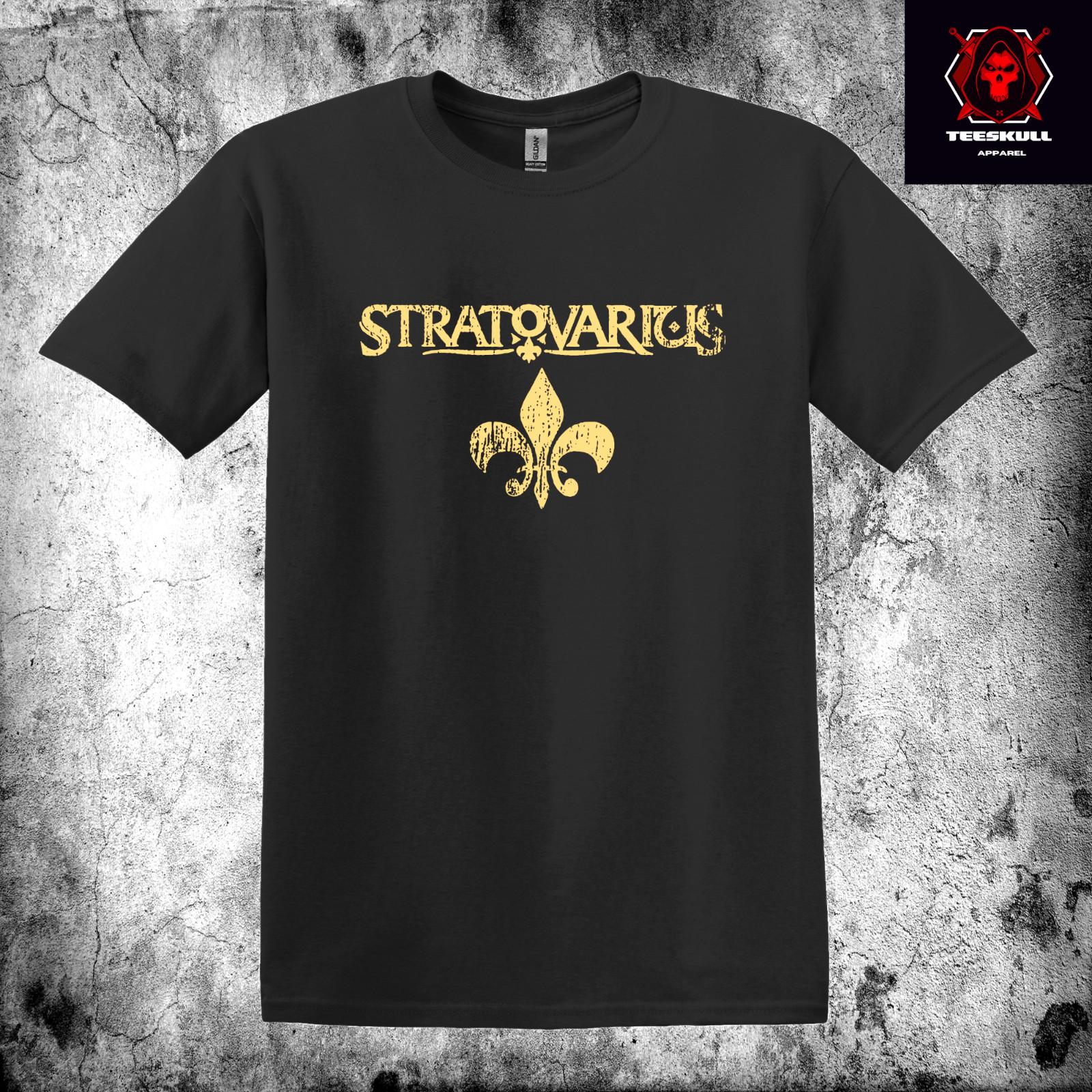 Stratovarius Heavy Metal Rock Band Tee Heavy Cotton Unisex T-shirt S3XL XXL