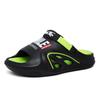 Fashion Summer Men's Slippers Thick Bottom Anti-Slip Sandals Casual Comfortable Driving Beach Shoes EVA Outsole For Indoor And Outdoor