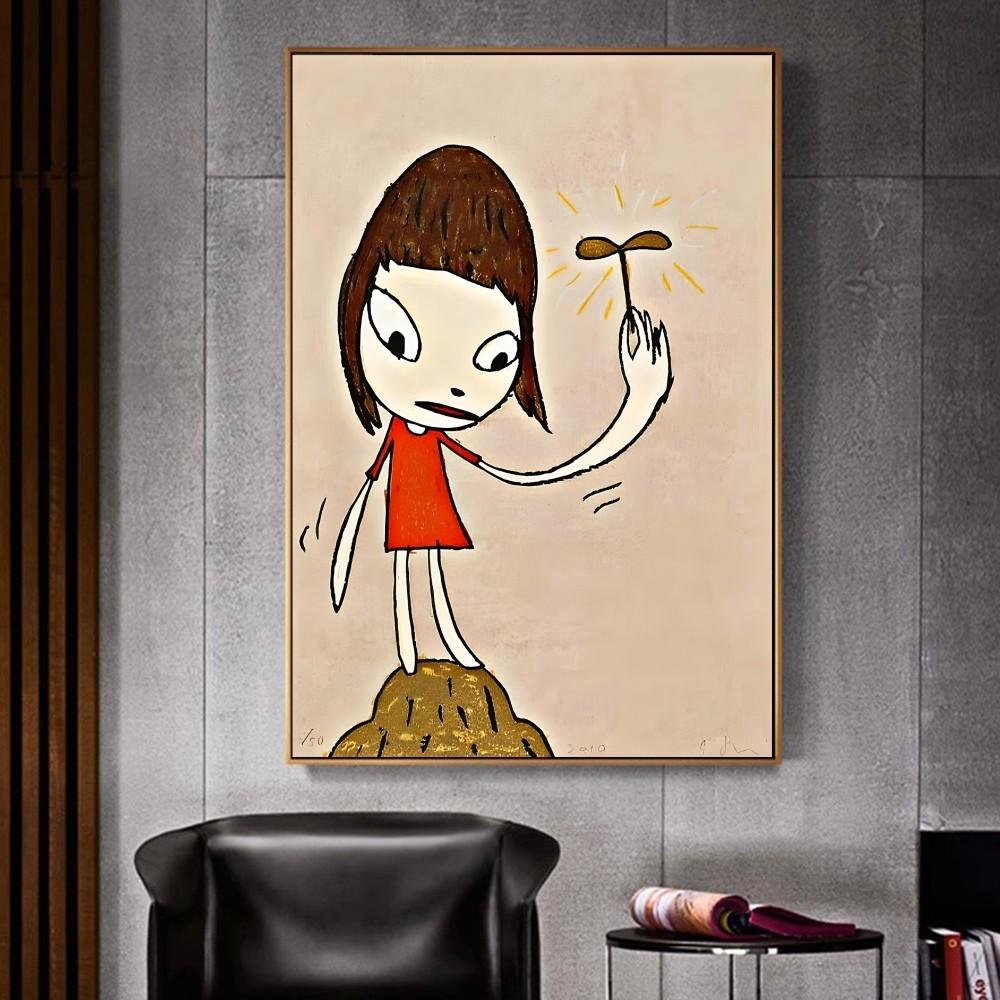 

Кукла мечты Ёситомо Нара, хорошее качество, постер, крафт-бумага, печать, винтажная домашняя комната, кафе, бар, искусство, настенный декор, эстетическая живопись 21cm×30cm NoFrame