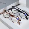 Fashion Finished Reading Glasses Women Anti Blue Light Presbyopic Glasses Vintage Black Small Frame Hyperopia Glasses +1.0 ~+4.0