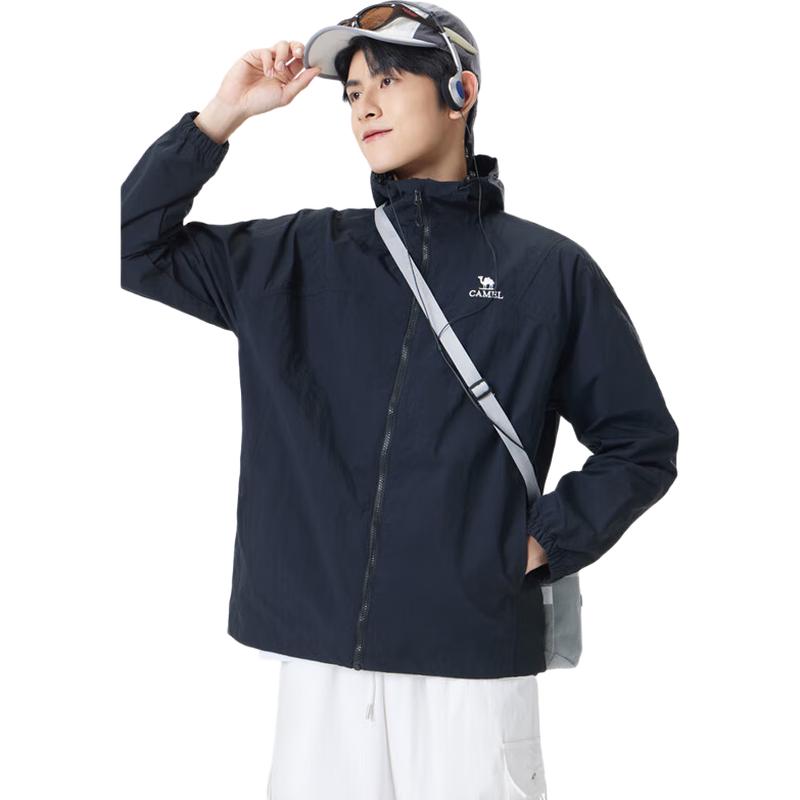 CAMEL Unisex Outdoor Water & Oil Resistant Hooded Jacket M35BA6V062